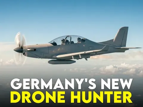 Germany's Pulse P19 Hunter Drone Designed to Take Down Kamikaze Drones