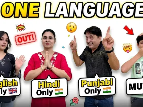 Family Language Challenge: Speaking Only One Language for 24 Hours