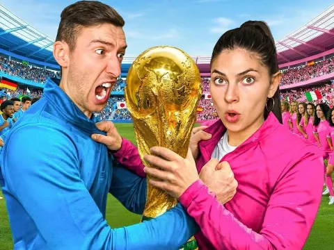 Boys and Girls Face Off in a Fun Soccer Challenge Series