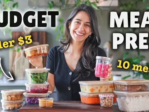 Budget Meal Prep 10 Meals in One Hour for Under 30 Euros