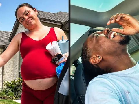 Car Mistakenly Calls Pregnant Woman Fat in Funny Viral Video