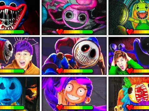 All Boss Battles and Death Scenes in Poppy Playtime Chapters 1-5