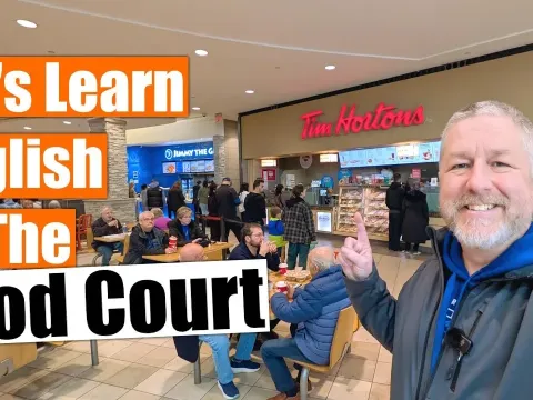 Learn English at the Food Court