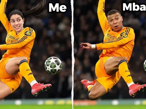 Recreating Kylian Mbappé's Most Iconic Goals in a Fun Challenge