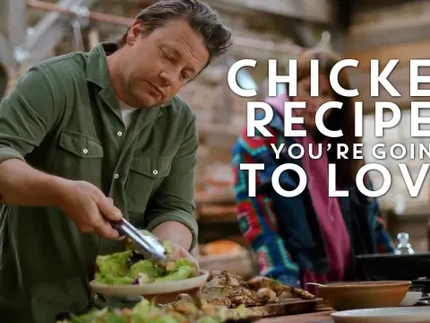 Spring Chicken Salad with Roasted Vegetables and Harissa