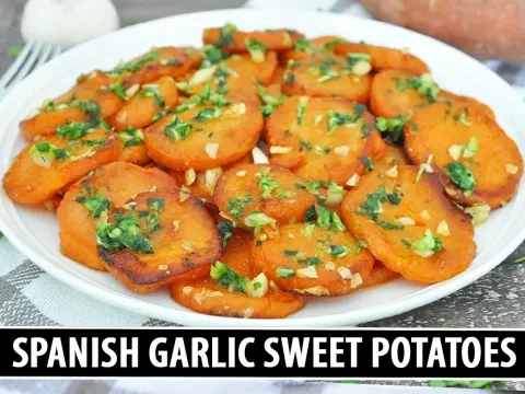 Spanish Garlic Sweet Potatoes Recipe: A Simple and Flavorful Tapas Dish