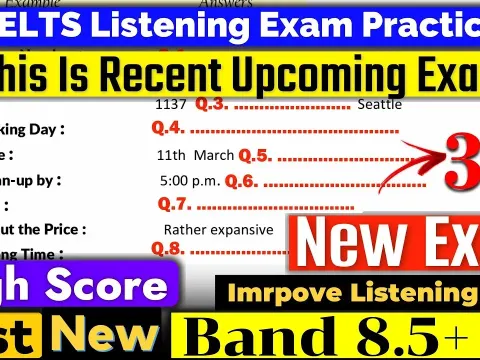 IELTS Listening Practice Test 2026 with Answers and Transcript