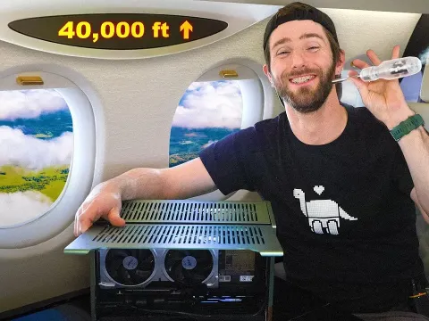 Building a Gaming PC at 40,000 Feet Sets New World Record