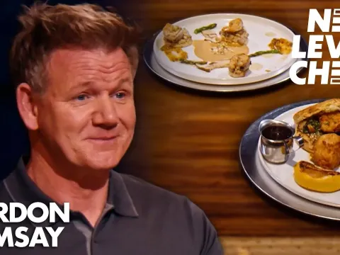 Gordon Ramsay Judges Stunning Dishes in Next Level Chef Competition
