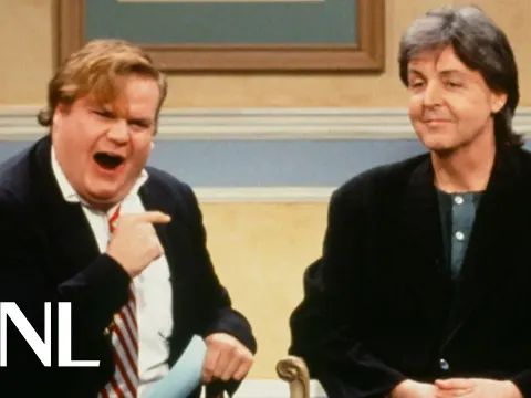 Chris Farley Interviews Paul McCartney in Classic SNL Sketch