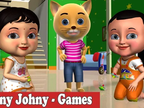 Fun Sports and Games for Kids in a Colorful Nursery Rhyme Adventure