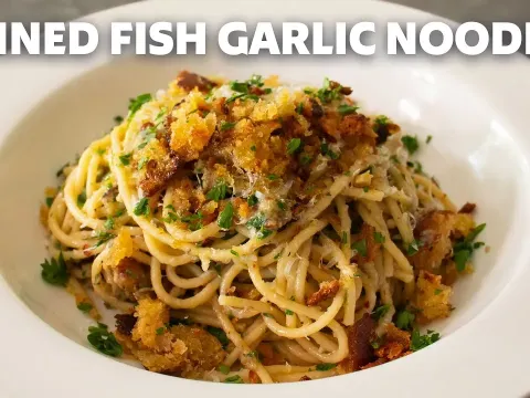 Depression-Era Tinned Fish Garlic Noodles: A Cheap and Delicious Pasta Recipe