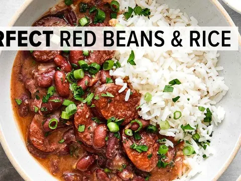 How to Make Creamy Red Beans and Rice with Smoky Andouille Sausage