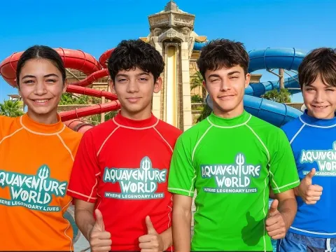 Exploring the Atlantis Hotel: Water Slides, Swimming, and Family Fun