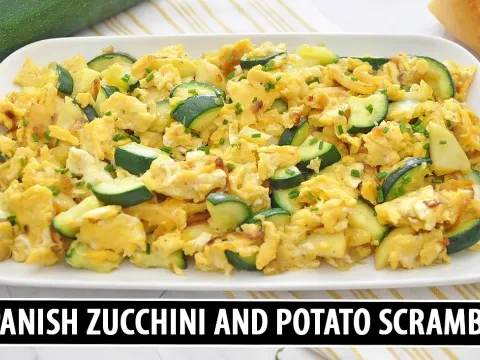 Spanish Zucchini and Potato Scramble: A Quick One-Pan Recipe from Murcia