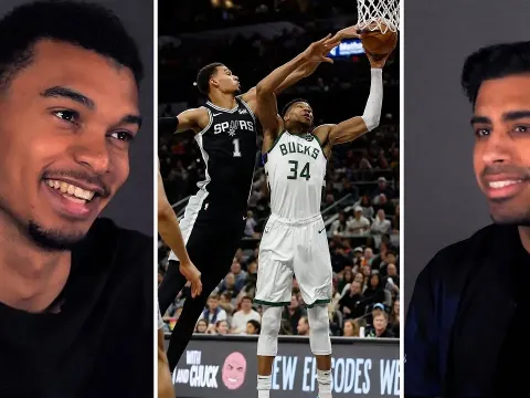 Victor Wembanyama Breaks Down His Epic Plays Against Giannis Antetokounmpo