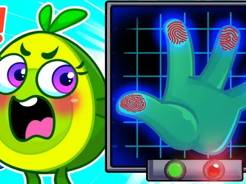Why Fingerprints Are Unique: A Fun Kids Cartoon Adventure About Safety and Teamwork
