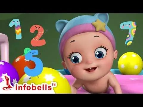 Colorful Ball Play Helps Toddlers Learn Counting in Telugu