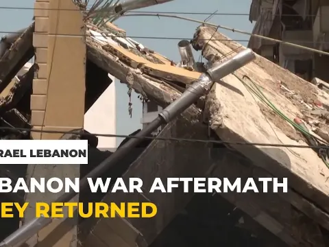 Beirut Residents Return to Homes Destroyed by Israeli Airstrikes