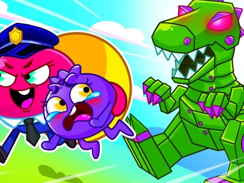 A Dinosaur Robot Adventure Song for Kids About Safety and Friendship