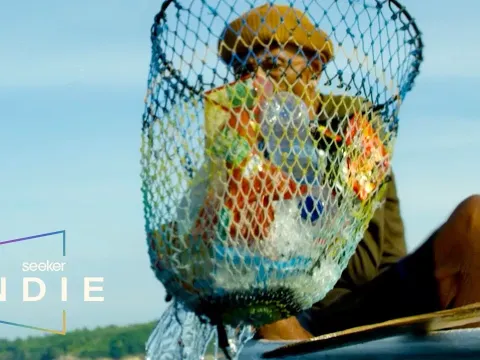 A 90-Year-Old Balinese Fisherman's Fight Against Plastic Pollution