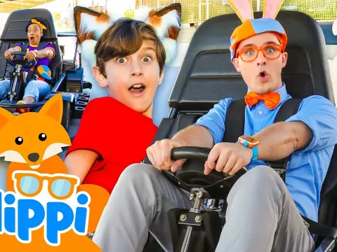 Blippi and Meekah's Animal-Themed Adventure Race at Full Winkles