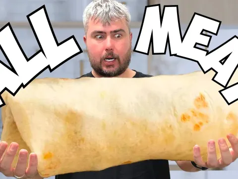 How to Make an All-Meat Burrito with Multiple Protein Layers