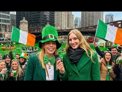 Interviewing People About St. Patrick's Day Traditions in Chicago