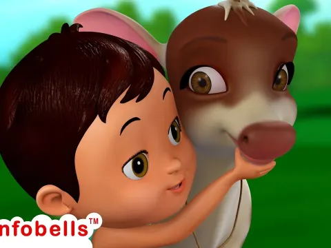 A Joyful Cow Song for Children in Telugu
