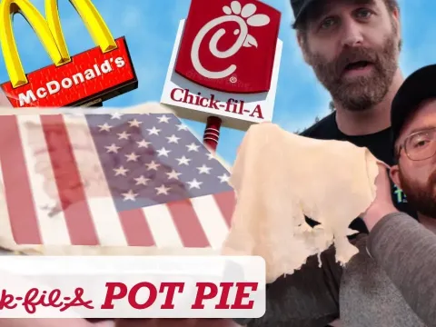 McDonald's McRib Returns: A Wild Fast Food Feast and Homemade Pie Challenge