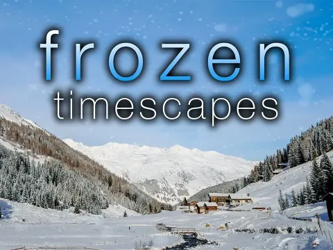 Swiss Alps Winter Timelapse: 1 Hour of Snowy Peaks and Frosty Forests for Relaxation