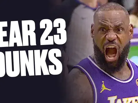 LeBron James Dominates with 23 Dunks in a Single Game