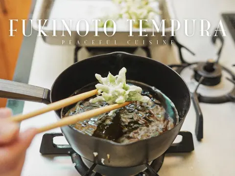How to Make Traditional Japanese Fukinoto Tempura with Wild Butterbur Sprouts
