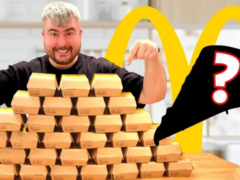 Turning 33 Big Macs into a Giant Pizza