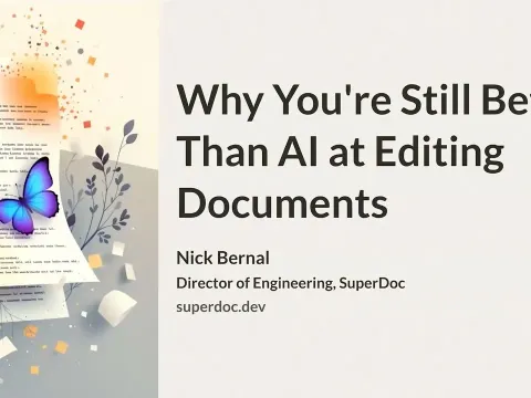 Why Humans Are Still Better Than AI at Editing Documents