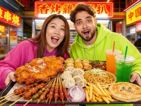 Exploring Shenzhen Night Market: Tasting Viral Street Food in China