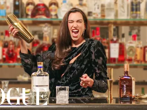Dua Lipa Makes Cocktails Inspired by Her Favorite Songs