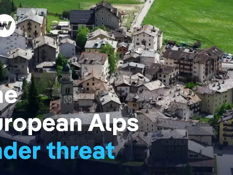 Mudslides Threaten Mountain Villages in the Alps