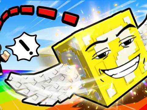 Throwing Lucky Blocks in Roblox for Rare Items and Upgrades