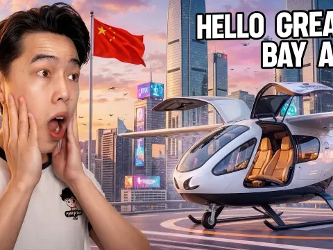 Exploring China's Futuristic Greater Bay Area: Robots, Flying Cars, and Smart Cities