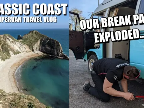 Exploring the Jurassic Coast in a Campervan: Breakdowns and Beautiful Views