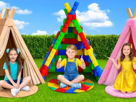 Kids Build and Share Playhouses in Fun Challenge