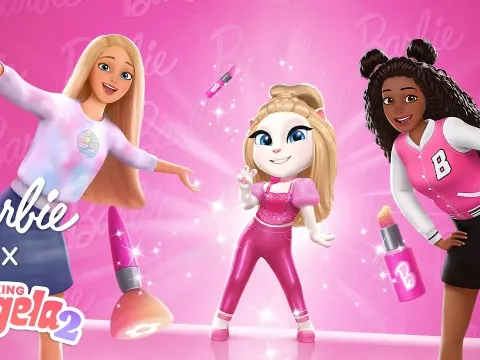 My Talking Angela 2 Plus Barbie Outfit and Makeup Event on Apple Arcade