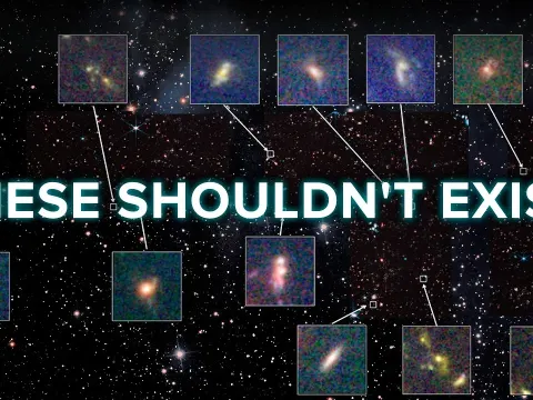 James Webb Telescope Discovers Galaxies That Shouldn't Exist in the Early Universe