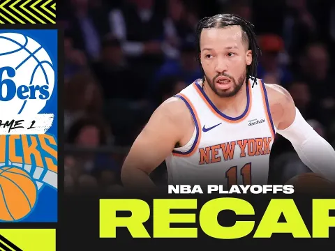Jalen Brunson Leads Knicks to Dominant Game 1 Victory Over 76ers in NBA Playoffs