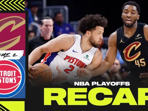 Pistons Take 2-0 Series Lead Over Cavaliers Behind Cade Cunningham's Fourth Quarter Heroics