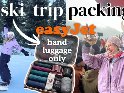 How to Pack for a Ski Trip with Only Hand Luggage on EasyJet