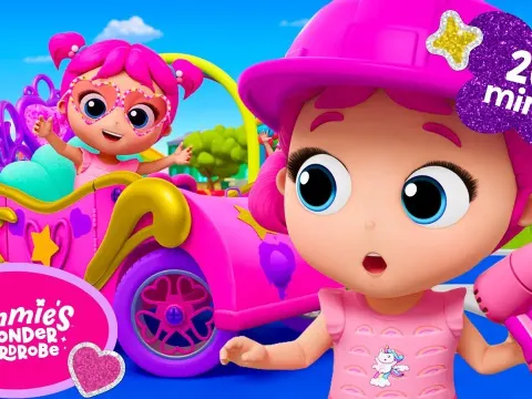 Emmie's Pink Car Makeover and Magical Adventures