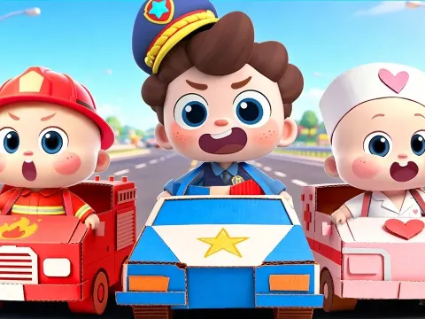 Educational Video for Kids About Assembling Vehicles and Learning Through Play