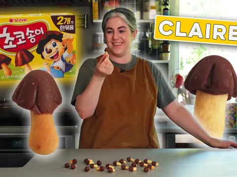 How to Make Homemade Choco Boy Korean Mushroom Snack from Scratch